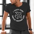 I Teach Some Turtley Awesome Kids Teacher Turtle Pun Men's V-Neck T-Shirt, gift for family, gift for coworker I Teach Some Turtley Awesome Kids Teacher Turtle Pun Men's V-Neck T-Shirt, gift for family, gift for coworker