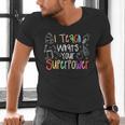 I Teach What's Your Superpower Teacher Teaching For Men Women Men's V-Neck T-Shirt, gift for family, gift for coworker I Teach What's Your Superpower Teacher Teaching For Men Women Men's V-Neck T-Shirt, gift for family, gift for coworker