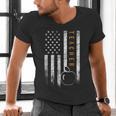 Teacher American Flag Teacher's Day Teaching Men's V-Neck T-Shirt, gift for family, gift for coworker