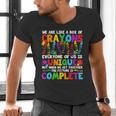 Teacher We Are Like A Box Of Crayons Back To School Men's V-Neck T-Shirt, gift for family, gift for coworker