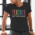 Teacher Of The Deaf ASL Teacher & Deaf Awareness Men's V-Neck T-Shirt, gift for family, gift for coworker Teacher Of The Deaf ASL Teacher & Deaf Awareness Men's V-Neck T-Shirt, gift for family, gift for coworker