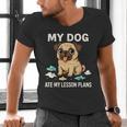 Teacher My Dog Ate My Lesson Plans School Staff Men's V-Neck T-Shirt, gift for family, gift for coworker