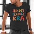 In My Teacher Era First Day Of School Back To School Retro Men's V-Neck T-Shirt, gift for family, gift for coworker In My Teacher Era First Day Of School Back To School Retro Men's V-Neck T-Shirt, gift for family, gift for coworker