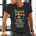 Teacher Of Fractions For Math Teacher Men's V-Neck T-Shirt, gift for family, gift for coworker Teacher Of Fractions For Math Teacher Men's V-Neck T-Shirt, gift for family, gift for coworker