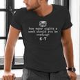 Teacher Haunted By 6-7 Halloween 6 7 Reading Book 67 Men's V-Neck T-Shirt, gift for family, gift for coworker