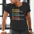 Teacher Kindness Compassion Confidence Teaching Men's V-Neck T-Shirt, gift for family, gift for coworker Teacher Kindness Compassion Confidence Teaching Men's V-Neck T-Shirt, gift for family, gift for coworker