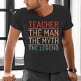 Teacher The Man The Myth The Legend School Holiday Teacher Men's V-Neck T-Shirt, gift for family, gift for coworker Teacher The Man The Myth The Legend School Holiday Teacher Men's V-Neck T-Shirt, gift for family, gift for coworker
