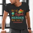 Teacher Not All Superheroes Wear Capes Teacher Squad Men's V-Neck T-Shirt, gift for family, gift for coworker Teacher Not All Superheroes Wear Capes Teacher Squad Men's V-Neck T-Shirt, gift for family, gift for coworker