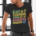 Teacher Overuse 67 Teacher Men's V-Neck T-Shirt, gift for family, gift for coworker Teacher Overuse 67 Teacher Men's V-Neck T-Shirt, gift for family, gift for coworker