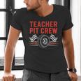 Teacher Pit Crew Race Car Driver Costume Men Women Kids Men's V-Neck T-Shirt, gift for family, gift for coworker
