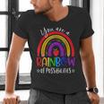 Teacher You Are a Rainbow Of Possibilities Funny Men's V-Neck T-Shirt, gift for family, gift for coworker Teacher You Are a Rainbow Of Possibilities Funny Men's V-Neck T-Shirt, gift for family, gift for coworker