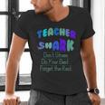 Teacher Shark Don't Stress Do Your Best Forget The Rest Men's V-Neck T-Shirt, gift for family, gift for coworker