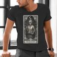 The Teacher Skeleton Tarot Card Men's V-Neck T-Shirt, gift for family, gift for coworker The Teacher Skeleton Tarot Card Men's V-Neck T-Shirt, gift for family, gift for coworker