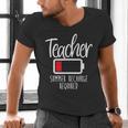 Teacher Summer Recharge Required Last Day School Women Men's V-Neck T-Shirt, gift for family, gift for coworker Teacher Summer Recharge Required Last Day School Women Men's V-Neck T-Shirt, gift for family, gift for coworker