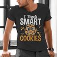 Teacher I Teach Smart Cookies Nerd Men's V-Neck T-Shirt, gift for family, gift for coworker Teacher I Teach Smart Cookies Nerd Men's V-Neck T-Shirt, gift for family, gift for coworker