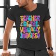 Teacher Of The Visually Impaired Blindness Awareness Men's V-Neck T-Shirt, gift for family, gift for coworker