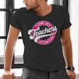 Come On Teachers Let's Go Teach Pink Back To School For Men Women Men's V-Neck T-Shirt, gift for family, gift for coworker Come On Teachers Let's Go Teach Pink Back To School For Men Women Men's V-Neck T-Shirt, gift for family, gift for coworker