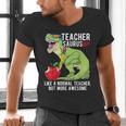 Teachersaurus Rex Dinosaur Like A Normal Teacher Saurus Men's V-Neck T-Shirt, gift for family, gift for coworker Teachersaurus Rex Dinosaur Like A Normal Teacher Saurus Men's V-Neck T-Shirt, gift for family, gift for coworker