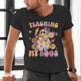 Teaching My Boos Ghost Halloween Costumes Teacher Men Women Men's V-Neck T-Shirt, gift for family, gift for coworker Teaching My Boos Ghost Halloween Costumes Teacher Men Women Men's V-Neck T-Shirt, gift for family, gift for coworker