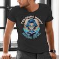 Teaching Heart Anime Soul Teacher Otaku Manga Men's V-Neck T-Shirt, gift for family, gift for coworker