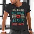 Teaching In My Veins Jesus In My Heart God Christian Teacher Men's V-Neck T-Shirt, gift for family, gift for coworker Teaching In My Veins Jesus In My Heart God Christian Teacher Men's V-Neck T-Shirt, gift for family, gift for coworker