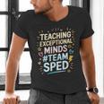 Team Sped Sped Teacher Special Education Teacher Team Men's V-Neck T-Shirt, gift for family, gift for coworker Team Sped Sped Teacher Special Education Teacher Team Men's V-Neck T-Shirt, gift for family, gift for coworker