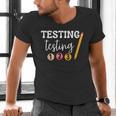 Testing Testing 123 Cute Math Teacher Student Test Day Men Women Girls Kids Men's V-Neck T-Shirt, gift for family, gift for coworker Testing Testing 123 Cute Math Teacher Student Test Day Men Women Girls Kids Men's V-Neck T-Shirt, gift for family, gift for coworker