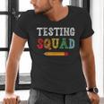 Testing Squad Costume Test Day Teacher Student School Men's V-Neck T-Shirt, gift for family, gift for coworker