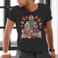 Thanksgiving Teacher Books Turkey Reading Book Men's V-Neck T-Shirt, gift for family, gift for coworker Thanksgiving Teacher Books Turkey Reading Book Men's V-Neck T-Shirt, gift for family, gift for coworker