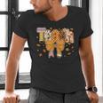 Thanksgiving Teacher Pencil Bow One Thankful Teacher Fall Men's V-Neck T-Shirt, gift for family, gift for coworker Thanksgiving Teacher Pencil Bow One Thankful Teacher Fall Men's V-Neck T-Shirt, gift for family, gift for coworker