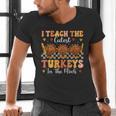 Thanksgiving Teacher I Teach The Cutest Turkeys In The Flock Men's V-Neck T-Shirt, gift for family, gift for coworker Thanksgiving Teacher I Teach The Cutest Turkeys In The Flock Men's V-Neck T-Shirt, gift for family, gift for coworker