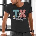 TK Vibes Back To School Teachers Students TK Team Men's V-Neck T-Shirt, gift for family, gift for coworker