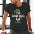 The Toddler Teacher Elf Christmas Matching Family Men's V-Neck T-Shirt, gift for family, gift for coworker