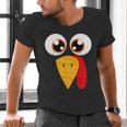 Turkey Face Halloween Costume Thanksgiving Teacher Nurse Men's V-Neck T-Shirt, gift for family, gift for coworker Turkey Face Halloween Costume Thanksgiving Teacher Nurse Men's V-Neck T-Shirt, gift for family, gift for coworker