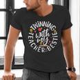 Twin Day For Spirit Week Teacher Bestie Matching Men's V-Neck T-Shirt, gift for family, gift for coworker Twin Day For Spirit Week Teacher Bestie Matching Men's V-Neck T-Shirt, gift for family, gift for coworker