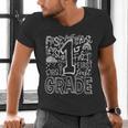 Typography 1st Grade Team Student Teacher Men's V-Neck T-Shirt, gift for family, gift for coworker Typography 1st Grade Team Student Teacher Men's V-Neck T-Shirt, gift for family, gift for coworker