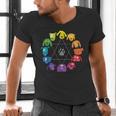 Unique For Artists By ADS Color Wheel Educational Art Teacher Dog Themed Artist Small Men's V-Neck T-Shirt, gift for family, gift for coworker Unique For Artists By ADS Color Wheel Educational Art Teacher Dog Themed Artist Small Men's V-Neck T-Shirt, gift for family, gift for coworker