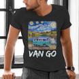 Van Go Retro Vanlife Art Teacher Men's V-Neck T-Shirt, gift for family, gift for coworker