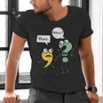 Wait What English Teacher Grammar Police Grammarian Men's V-Neck T-Shirt, English Teacher Shirts, gift for family, gift for coworker