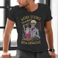 Weird Science Skeleton Halloween Teachers Brew Knowledge Men's V-Neck T-Shirt, Science Teacher Shirts, gift for family, gift for coworker Weird Science Skeleton Halloween Teachers Brew Knowledge Men's V-Neck T-Shirt, Science Teacher Shirts, gift for family, gift for coworker