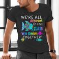 We'Re All Different But We Swim Together Elementary Teacher Men's V-Neck T-Shirt, gift for family, gift for coworker We'Re All Different But We Swim Together Elementary Teacher Men's V-Neck T-Shirt, gift for family, gift for coworker