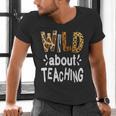 Wild About Teaching Teacher Student First Day Of School Men's V-Neck T-Shirt, gift for family, gift for coworker Wild About Teaching Teacher Student First Day Of School Men's V-Neck T-Shirt, gift for family, gift for coworker