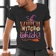 Which Witch Is Which Halloween English Teacher Men's V-Neck T-Shirt, English Teacher Shirts, gift for family, gift for coworker Which Witch Is Which Halloween English Teacher Men's V-Neck T-Shirt, English Teacher Shirts, gift for family, gift for coworker