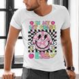 In My 1st Grade Era Smile Face Back To School Teacher Kid Men's V-Neck T-Shirt, gift for family, gift for coworker