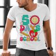 50 Days Of School Teacher Happy 50th Day Of School Kids Men's V-Neck T-Shirt, gift for family, gift for coworker 50 Days Of School Teacher Happy 50th Day Of School Kids Men's V-Neck T-Shirt, gift for family, gift for coworker