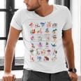 American Sign Language For Teachers ASL Alphabet Men's V-Neck T-Shirt, gift for family, gift for coworker