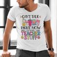 Can't Talk Right Now Doing Teacher Stuff Men's V-Neck T-Shirt, gift for family, gift for coworker Can't Talk Right Now Doing Teacher Stuff Men's V-Neck T-Shirt, gift for family, gift for coworker