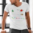 Is It Christmas Break Yet Teacher Xmas Light Santa Hat Men's V-Neck T-Shirt, gift for family, gift for coworker Is It Christmas Break Yet Teacher Xmas Light Santa Hat Men's V-Neck T-Shirt, gift for family, gift for coworker