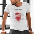 Digestive System Anatomy Anatomical Biology Teacher Men Women Men's V-Neck T-Shirt, gift for family, gift for coworker