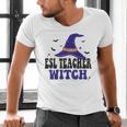 ESL Teacher Witch Halloween Matching Group Costume Men's V-Neck T-Shirt, Esl Teacher Shirts, gift for family, gift for coworker ESL Teacher Witch Halloween Matching Group Costume Men's V-Neck T-Shirt, Esl Teacher Shirts, gift for family, gift for coworker
